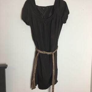 Mossimo Dress with Belt Dark Brown Medium